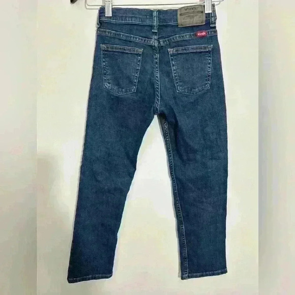 Wrangler Classic Straight Youth Jeans Size 10 Reg Adjustable Waist - Picture 3 of 6